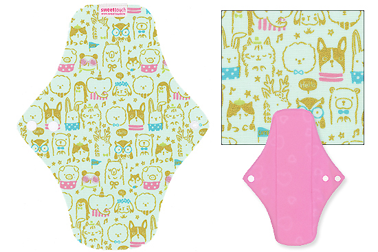 甜蜜接觸SweetTouch-甜蜜綿布衛生棉24cm日用標準