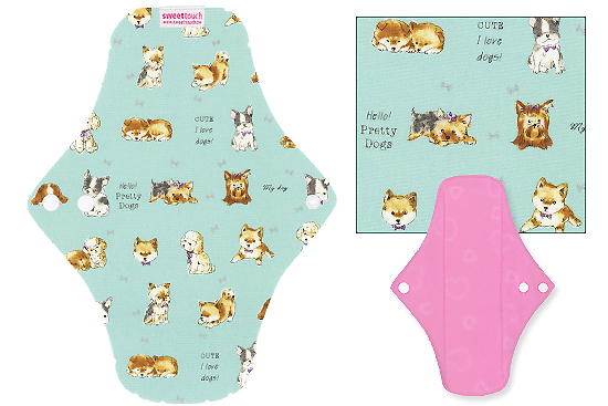 甜蜜接觸SweetTouch-甜蜜綿布衛生棉24cm日用標準