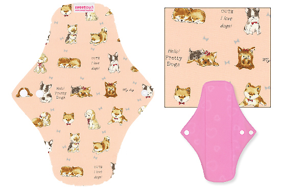 甜蜜接觸SweetTouch-甜蜜綿布衛生棉24cm日用標準