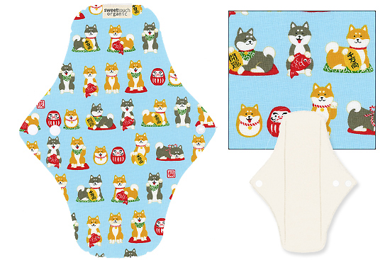 甜蜜接觸SweetTouch-有機棉布衛生棉24cm日用標準