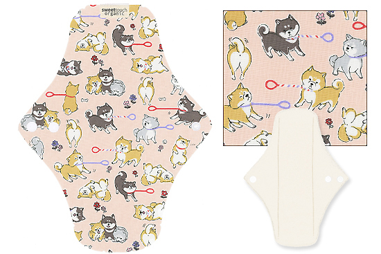 甜蜜接觸SweetTouch-有機棉布衛生棉24cm日用標準