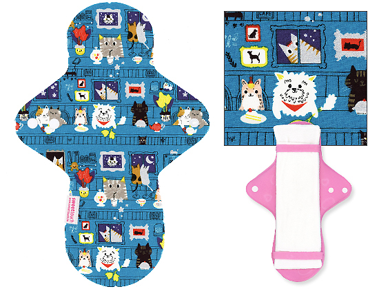 甜蜜接觸SweetTouch-分離型日用布衛生棉28cm外襯+三層口袋吸水墊套組+送標準額外吸水墊1片