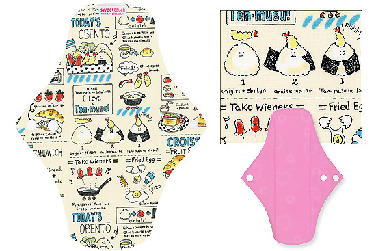 甜蜜接觸SweetTouch-甜蜜綿布衛生棉24cm日用標準