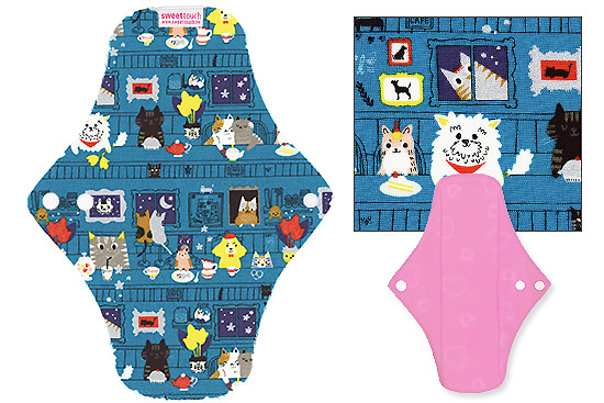 甜蜜接觸SweetTouch-甜蜜綿布衛生棉24cm日用標準