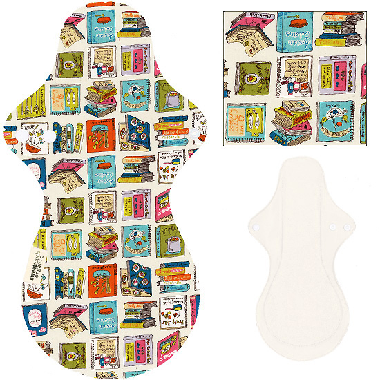 甜蜜接觸SweetTouch-有機棉夜用布衛生棉36cm加大尾翼