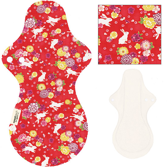 甜蜜接觸SweetTouch-有機棉夜用布衛生棉36cm加大尾翼