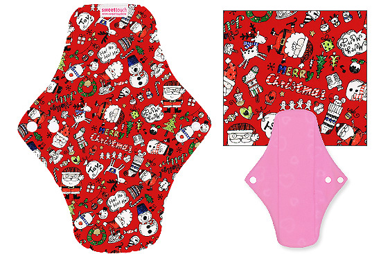 甜蜜接觸SweetTouch-甜蜜綿布衛生棉24cm日用標準