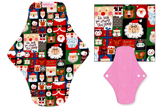 甜蜜接觸SweetTouch-甜蜜綿布衛生棉24cm日用標準