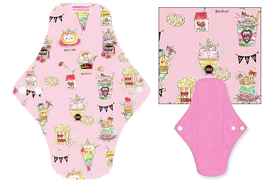 甜蜜接觸SweetTouch-甜蜜綿布衛生棉24cm日用標準