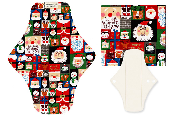 甜蜜接觸SweetTouch-有機棉布衛生棉24cm日用標準