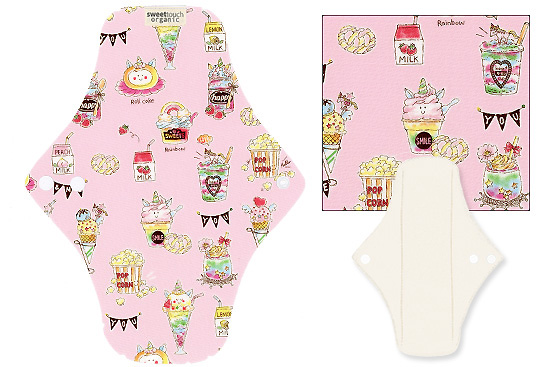 甜蜜接觸SweetTouch-有機棉布衛生棉24cm日用標準