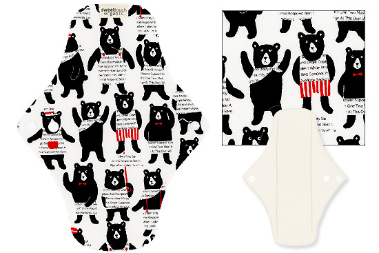 甜蜜接觸SweetTouch-有機棉布衛生棉24cm日用標準