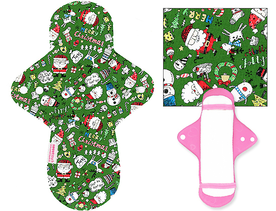 甜蜜接觸SweetTouch-分離型日用布衛生棉28cm外襯+三層口袋吸水墊套組+送標準額外吸水墊1片