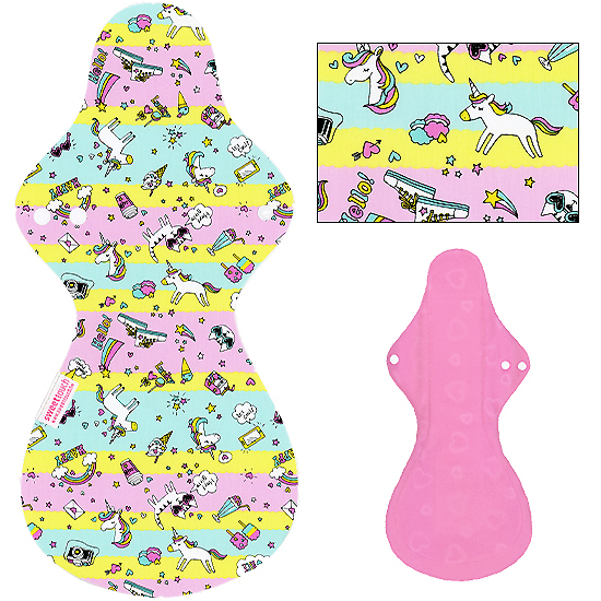 甜蜜接觸SweetTouch-甜蜜綿布衛生棉42cm夜用加大尾翼