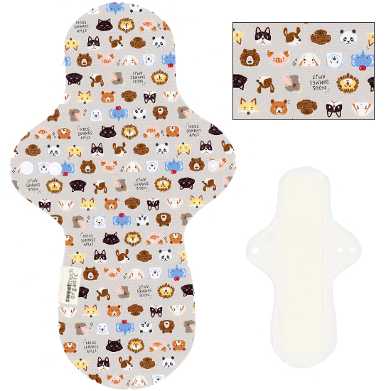 甜蜜接觸SweetTouch-有機棉34cm日夜用布衛生棉