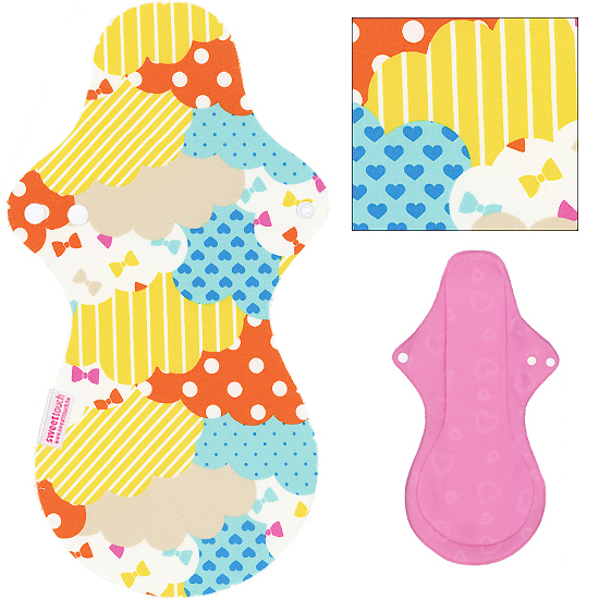 甜蜜接觸SweetTouch-甜蜜綿夜用布衛生棉36cm加大尾翼