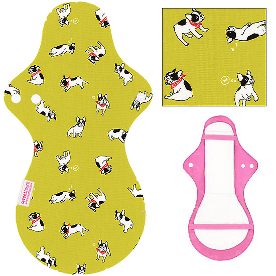 甜蜜接觸SweetTouch-分離型夜用加大尾翼布衛生棉36cm外襯1件+三層口袋吸水墊1片+送加長額外吸水墊一片