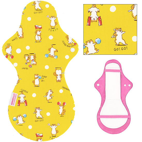 甜蜜接觸SweetTouch-分離型夜用加大尾翼布衛生棉36cm外襯1件+三層口袋吸水墊1片+送加長額外吸水墊一片