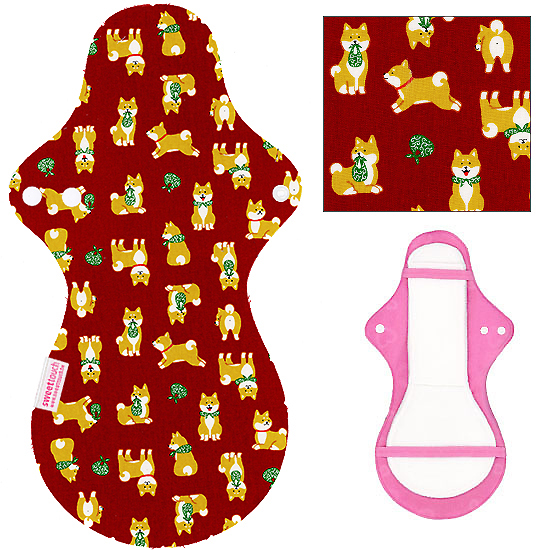 甜蜜接觸SweetTouch-分離型夜用加大尾翼布衛生棉36cm外襯1件+三層口袋吸水墊1片+送加長額外吸水墊一片