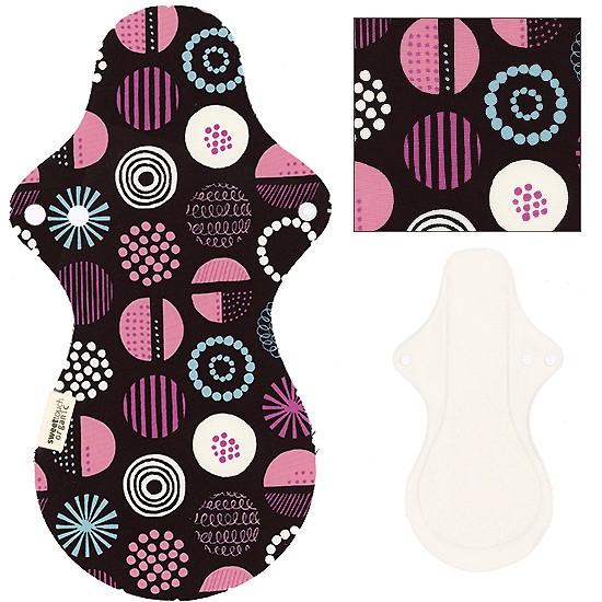 甜蜜接觸SweetTouch-有機棉夜用布衛生棉36cm加大尾翼