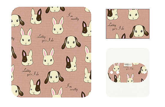 甜蜜接觸SweetTouch-摺疊型有機棉布護墊