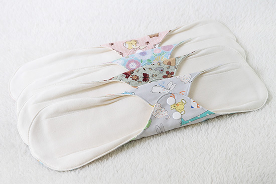 甜蜜接觸SweetTouch-有機棉夜用34cm布衛生棉3件組