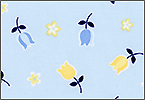 淡藍粉黃鬱金香草園