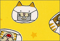千奇百怪口罩貓-黃